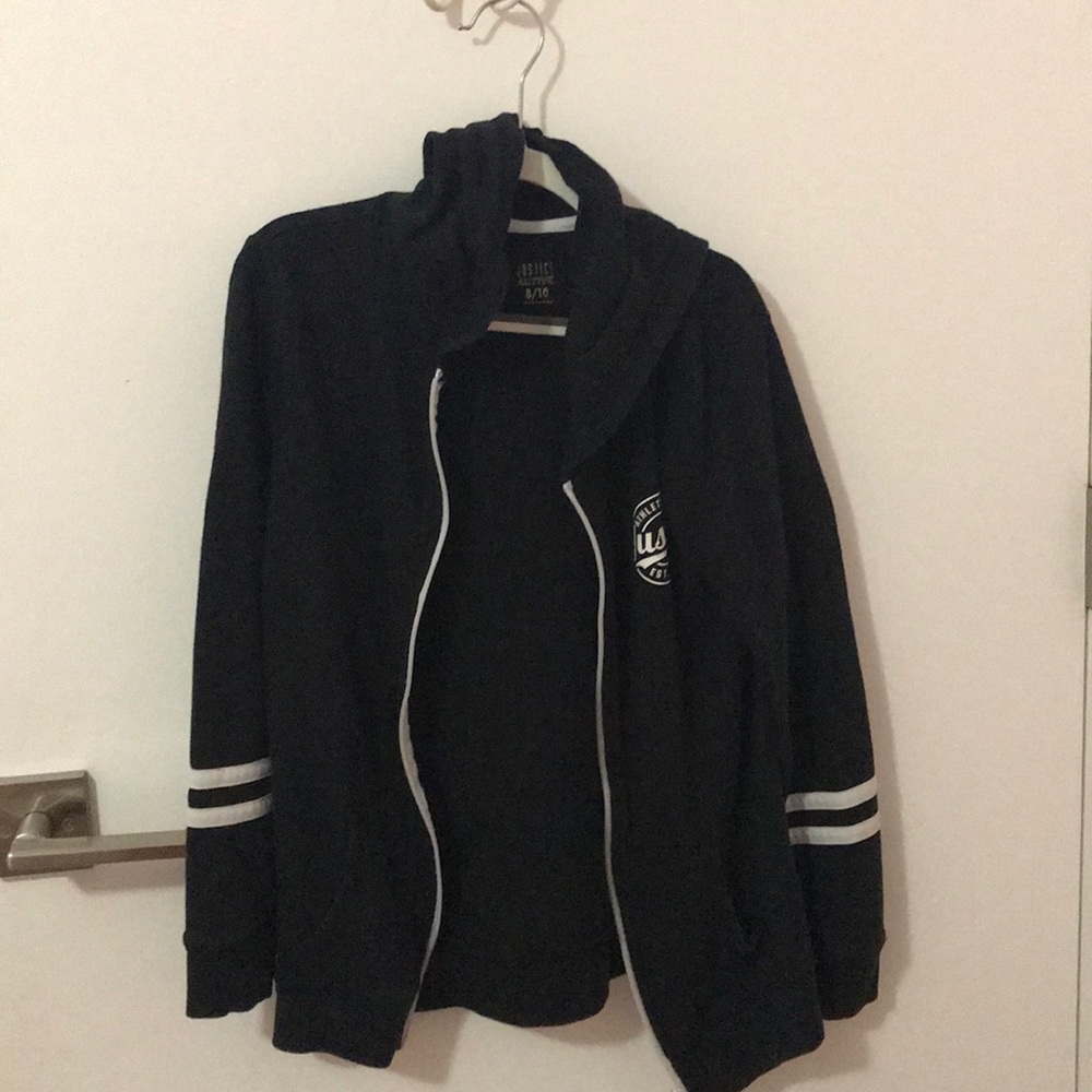 A childs black and white jacket